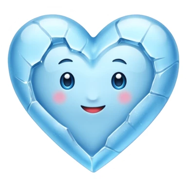 Corazón de hielo sticker