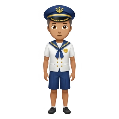 1618 marinero cuerpo entero, hombre de 40 años sticker