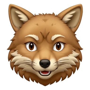 Coyote being punched in the face   sticker