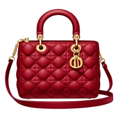 lady dior dark red bag sticker