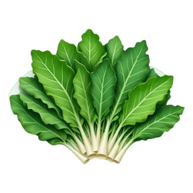 Plate of collared greens sticker
