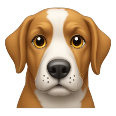 Ein lachender Hund sticker