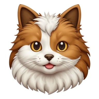 cat fused with dog sticker