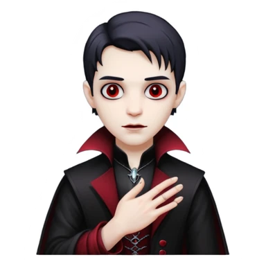 Young vamp life hand sticker