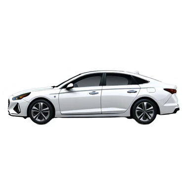 white 2020 hyundai sonata  sticker