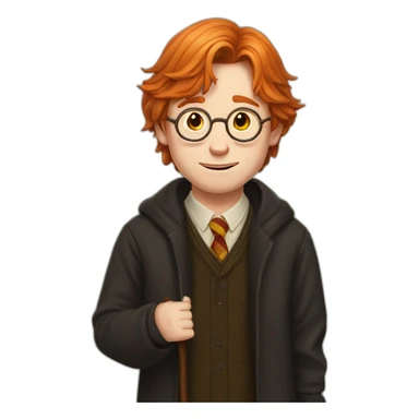 Ron weasley, harry potter sticker