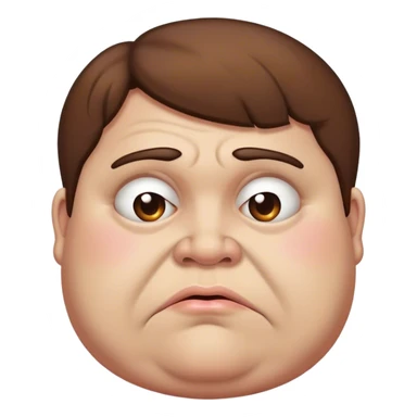 Ugly fat person who’s greasy sticker