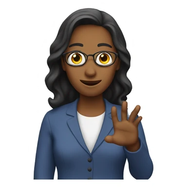 ASL interpreter sticker