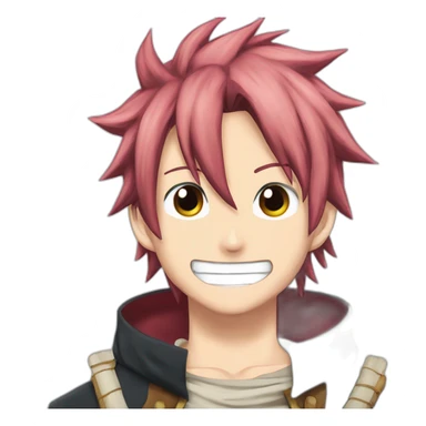 natsu from fairy tail anime rodong a horse art sticker