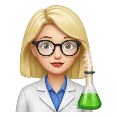 Quirky, cool, independent, and a bit aloof. weird scientist woman like froma backto the future sticker