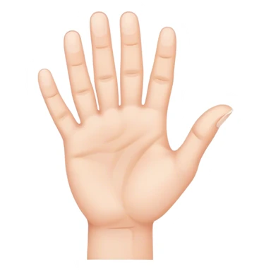 A hand with fingers spread and bent in a grabbing way sticker