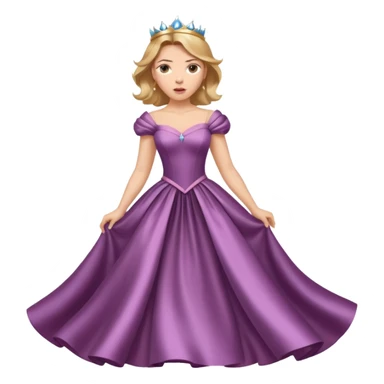 Scarlett Johansson in a princess dress sticker
