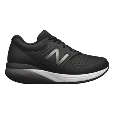 newbalance freshform black shoes  sticker