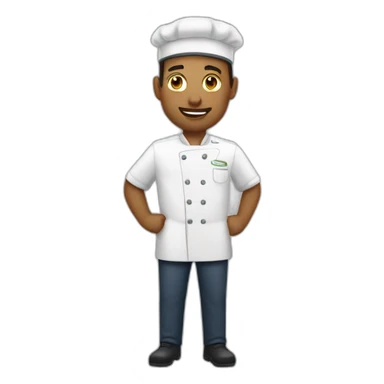 Saïd the canteen staff sticker