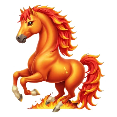 vietnamese fire horse sticker