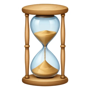 hourglass sticker
