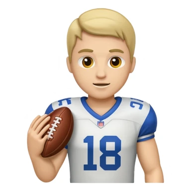 Give me a football player sticker