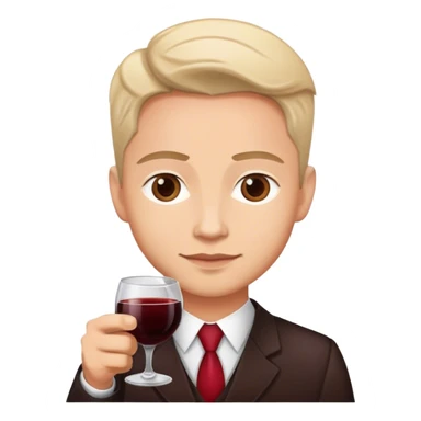 lawyer with coffee and red wine sticker