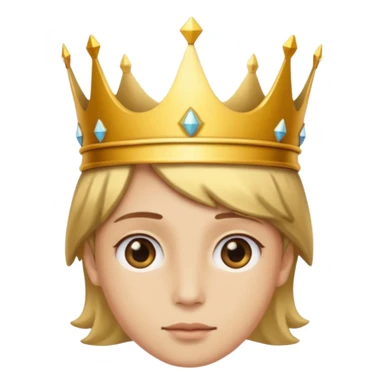 aggiungi una corona sulla testa sticker