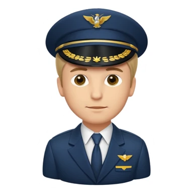 pilot in suit sticker