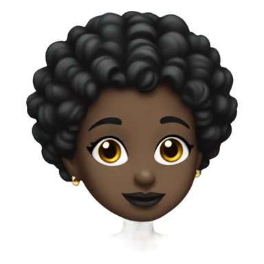 Black Betty boop sticker