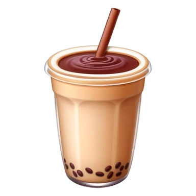 Red bean milk tea  sticker