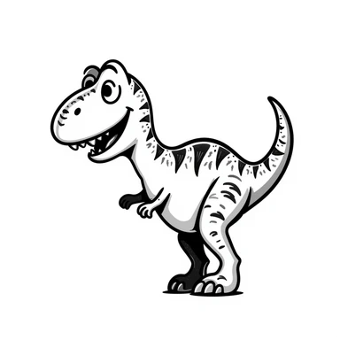Tyrannosaurus sticker
