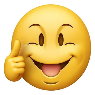 smiley smiling showing a middle finger sticker