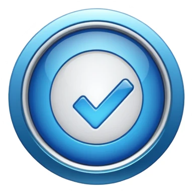 Verificación blue de tiktok sticker