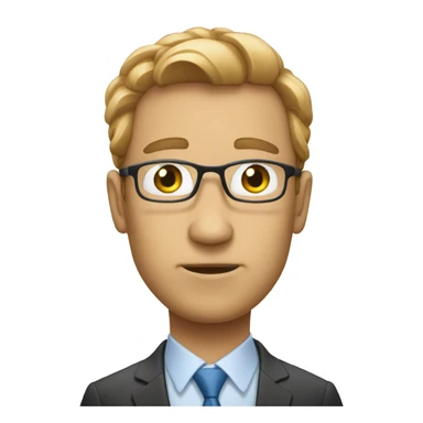 strange face of an analyst sticker