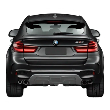 black bmw x6m 2024 sticker