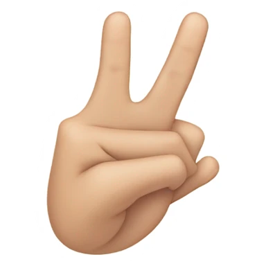 Hand making L sign with thumb and index finger sticker