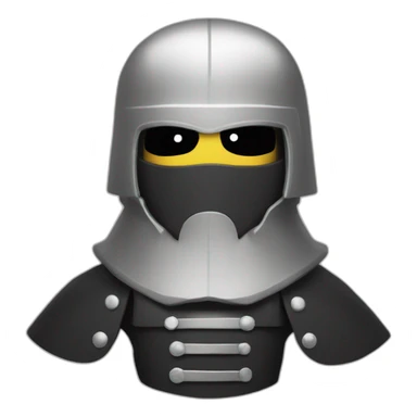 Chevalier noir sticker