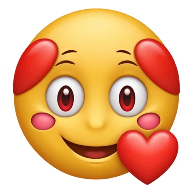 Motion Valentine smiley emoji  sticker