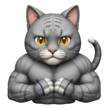 😺+💪🏻+🗿 sticker