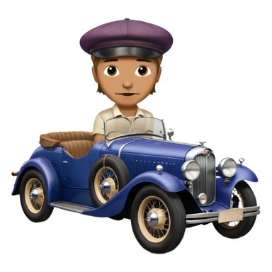 very fast 1932 jaguar roadster rustic rusty lowered low rider antique rat hot rodded blueberry and cherry pearl mod caravan sticker