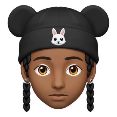 Bonnet à oreilles longues et pointues de playboi carti  sticker