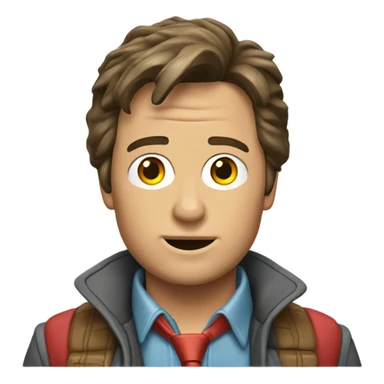 Marty McFly sticker