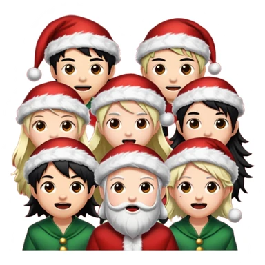 demon slayer jinglebells sticker