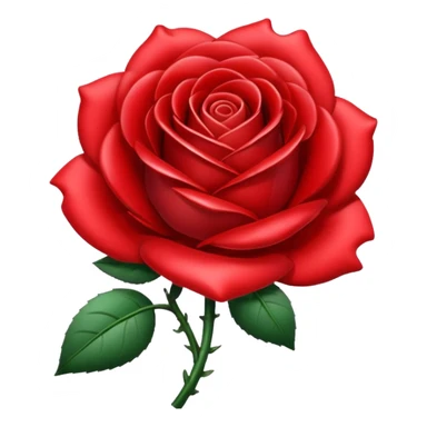 metal rose, without green leaves, just flower sticker