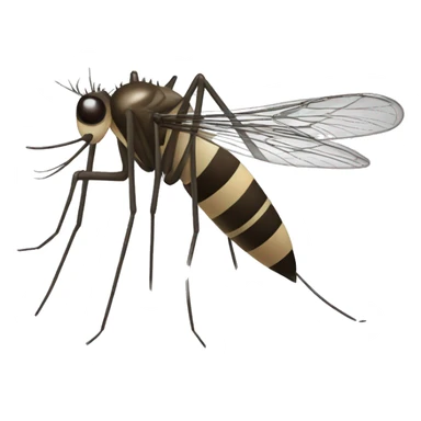 A mosquito stings  sticker