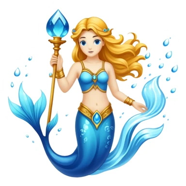 The zodiac symbol Aquarius. A mystical beautiful water bearer.  sticker