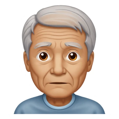 WELL BUILD OLD MAN WITH RIB PAIN sticker