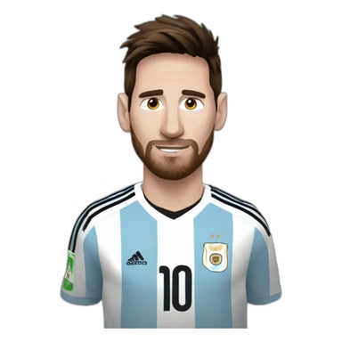 messi argentina sticker
