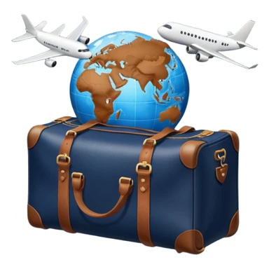 glob ,pass port, , travel bag , plane sticker