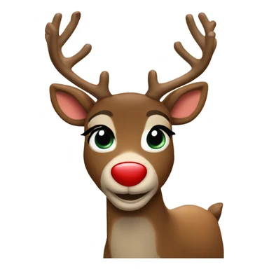 Rudolph the red nosed reindeer  sticker