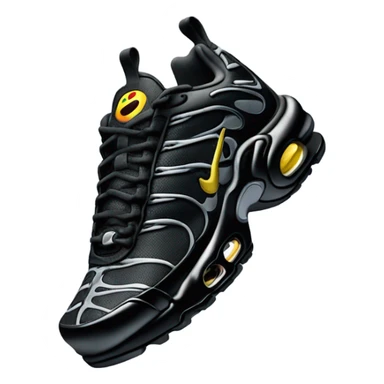 3D perspective nike tn black sticker
