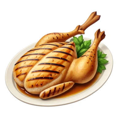one Grilled Chicken breast sticker