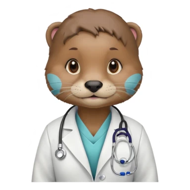 haz una nutria femenina como nutriologa sticker