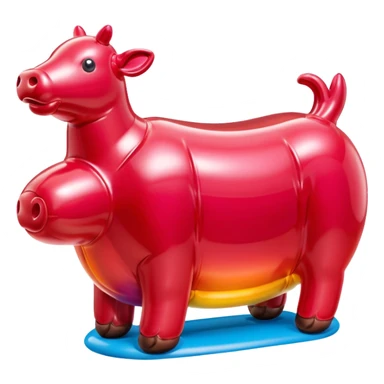  SPAM jeff koons style inflatable meat sculpture  sticker